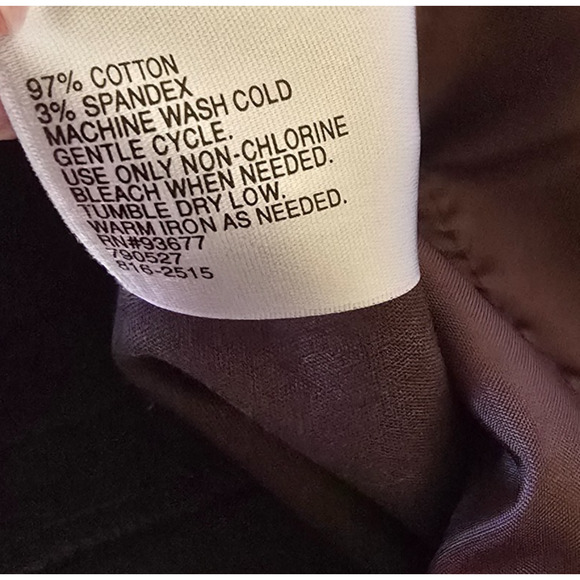 Worthington Curvy Trouser Leg Pants Women's 14 Brown NWT - Picture 5 of 16